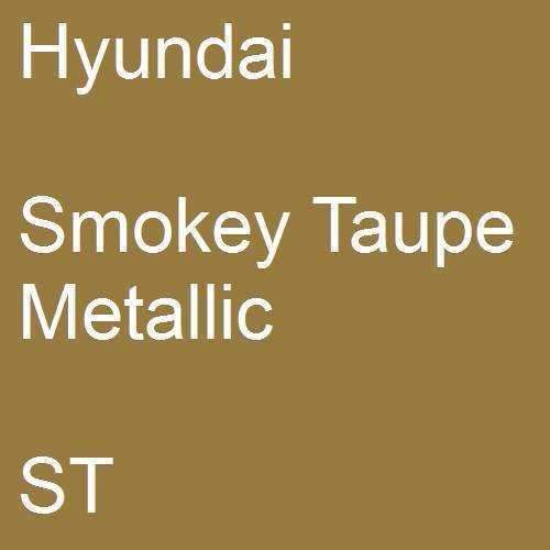 Hyundai, Smokey Taupe Metallic, ST.